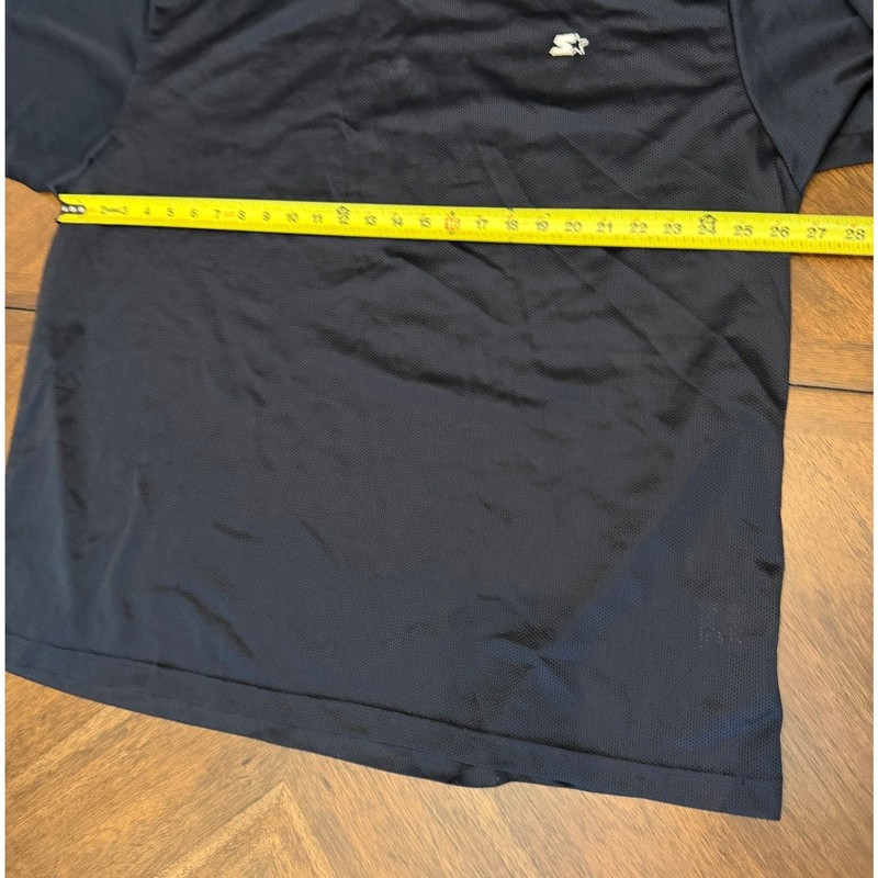 Starter Mens V-Neck Mesh Athletic Jersey Shirt Navy Blue Size 2XL RN70892 gallery