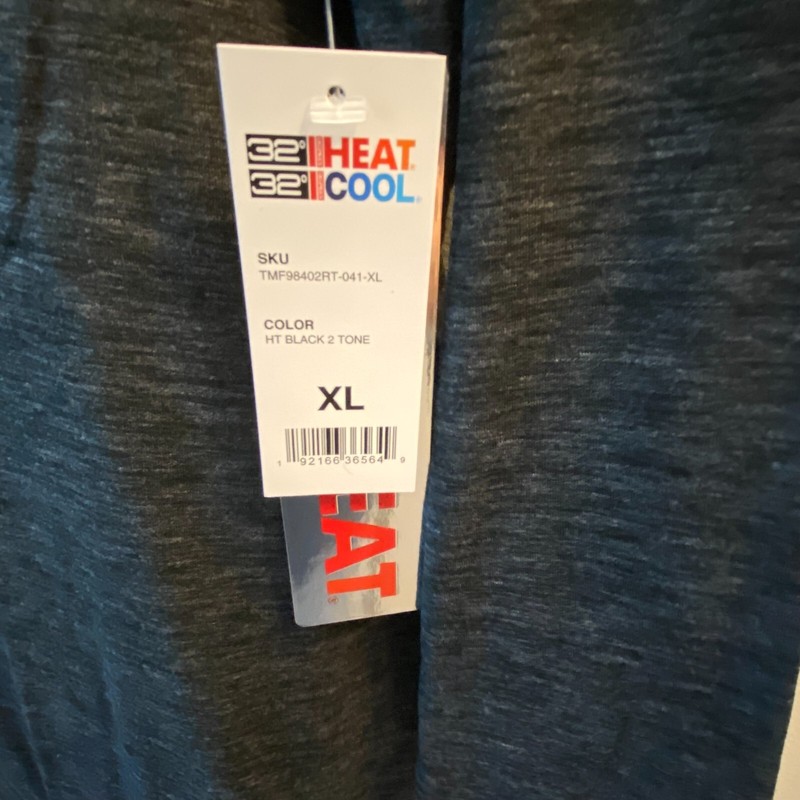 Men's 32 Degrees Heat Long Sleeve Charcoal Grey Shirt Size XL gallery