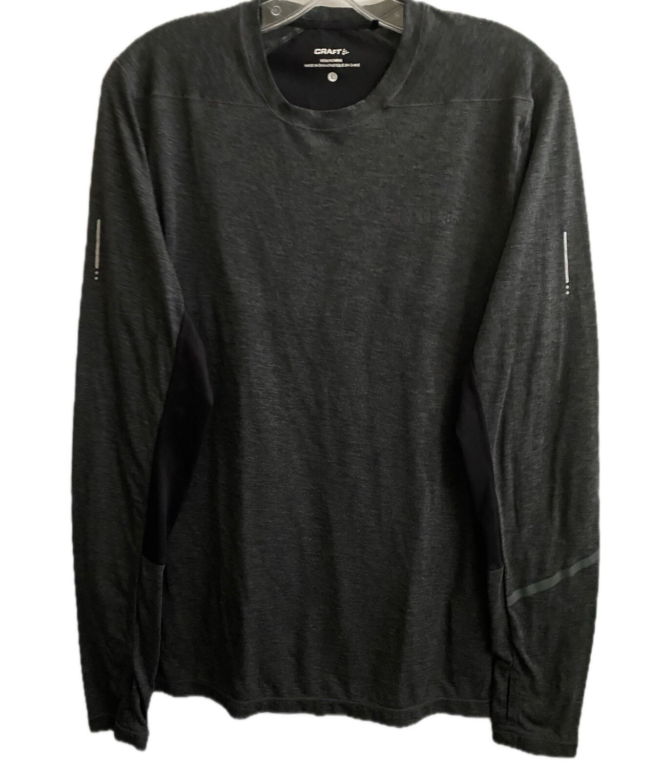 Craft Merino Wool Blend Crew Neck Longsleeve Men’s Activewear Top Large gallery