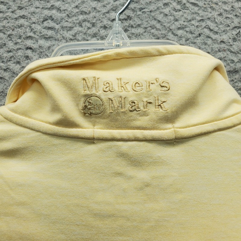 Marine Layer Weekend Sport 1/4 Zip Pullover Mens XL Yellow Preppy Long Sleeve gallery
