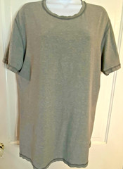 Lululemon Short Sleeve Distressed Look T Shirt Unisex adult size L Gray