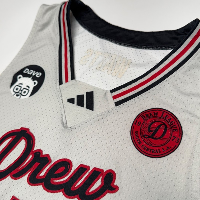 Adidas Drew League Jersey Size Medium LA Pro Am Basketball BPE 2024 gallery