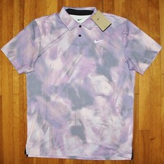 Nike Dri-Fit Tour Ombre Golf Polo Shirt Men M L Purple FD5935-509 Daybreak