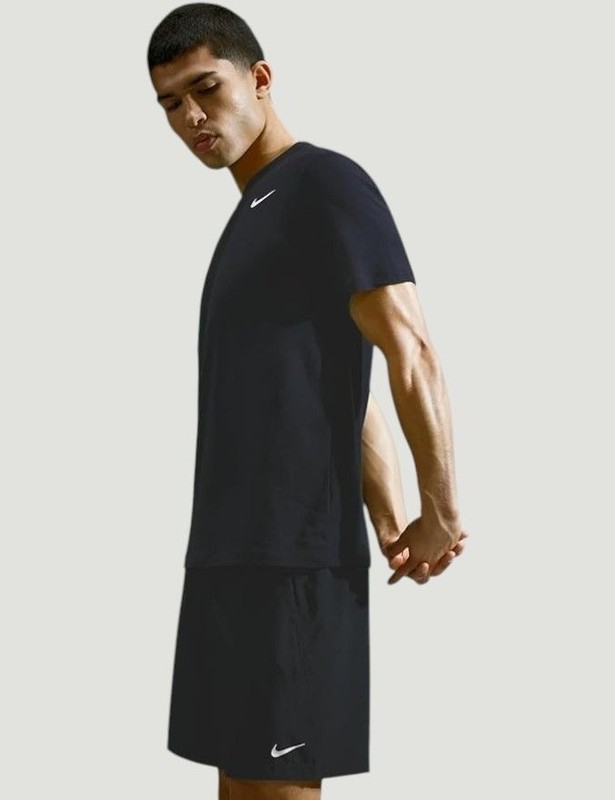Nike Mens NEW XL Dri-FIT Black Performance T-Shirt Comfort Gym Workout Fitness gallery