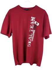 Men’s Sport Tek Seal Team Challenge Red Pullover Shirt Men’s Size L Short Sleeve