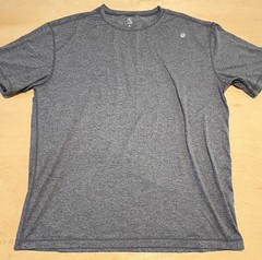 Rhoback T-Shirt Mens Large Gray Performance Short Sleeve Active