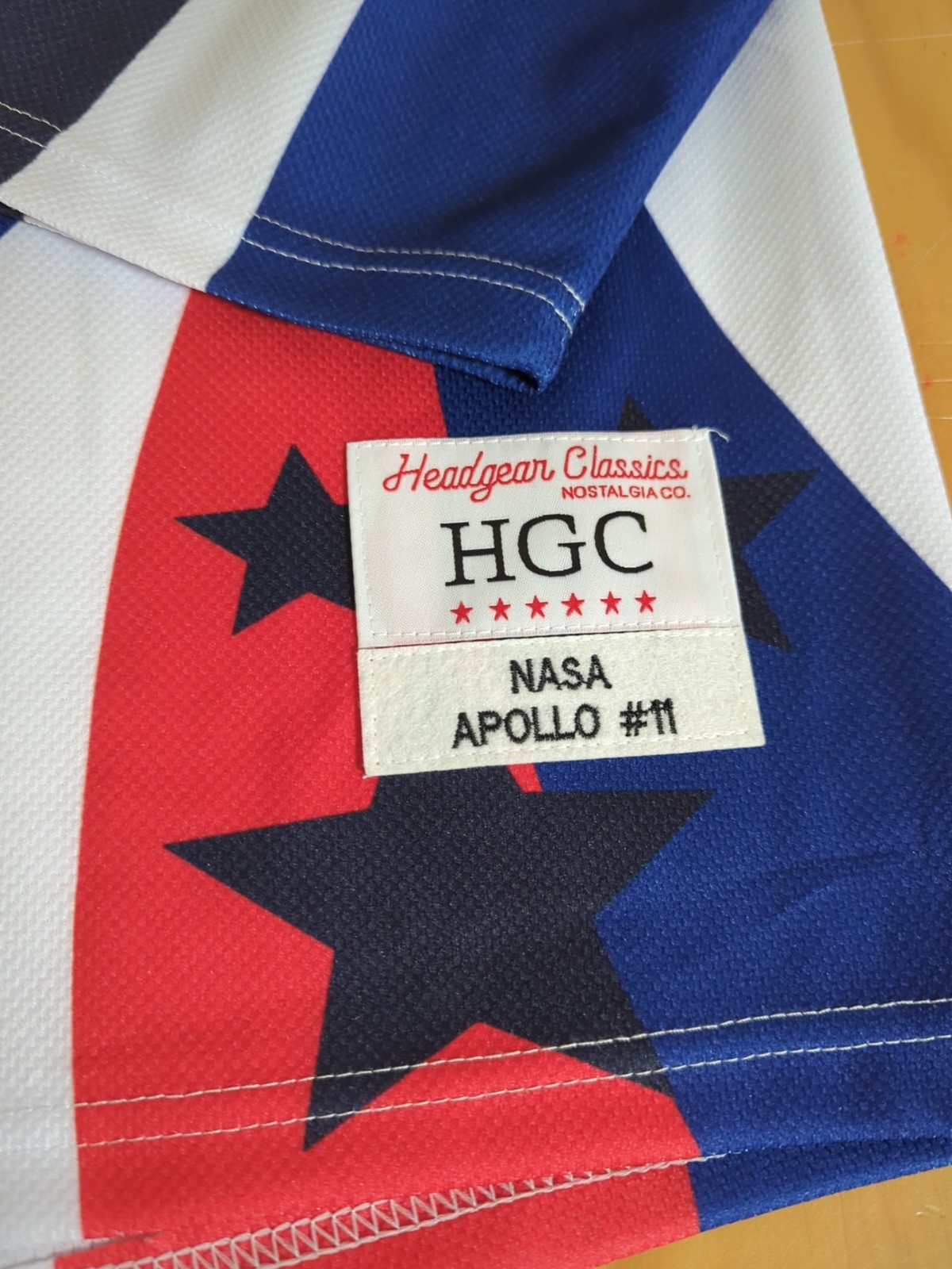 NASA Apollo 11 Headgear Classics Hockey Jersey Small S Mens Streetwear New gallery