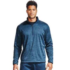 NEW Men’s UNDER ARMOUR Fleece 1/2 Zip Shirt Small Academy Blue or Black ($55)
