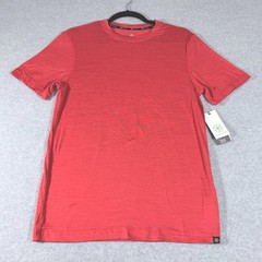Gaiam Men’s Everyday Basic Crew T-Shirt Small Molten Lava Heather Slim Fit – NWT
