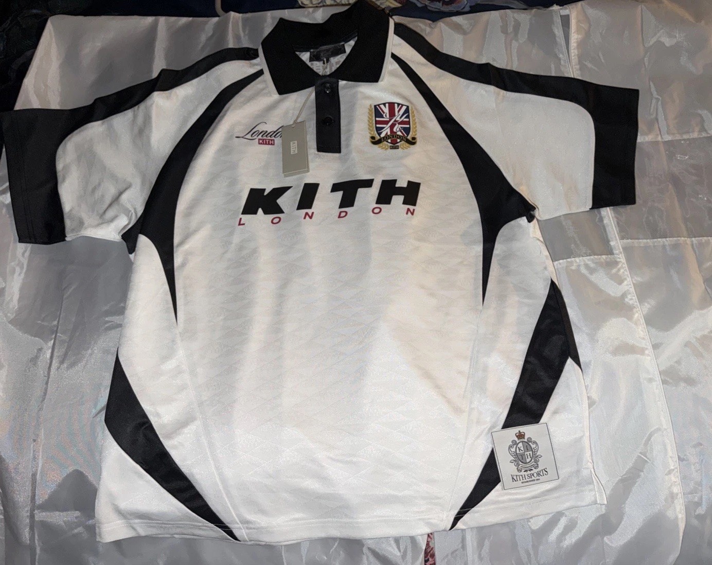 NWT - Kith London Polo Soccer Jersey Sports - White Men's Size XL Extra Large gallery