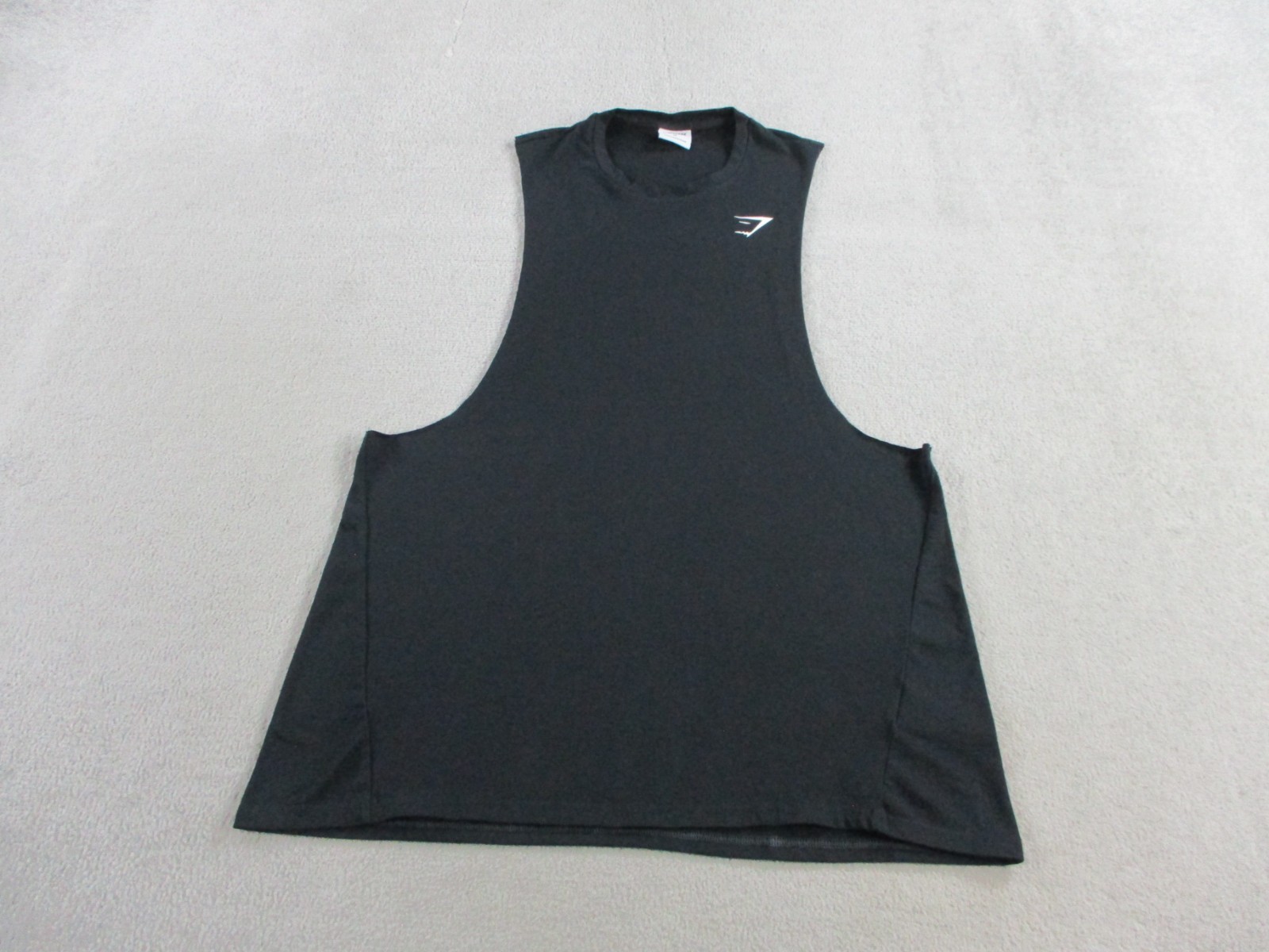 Gymshark Tank Top Mens Medium Black Critical 2.0 Drop Arm Sleeveless Muscle Gym gallery
