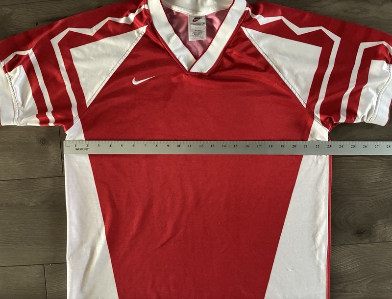 Vintage 90s Nike Sportswear Soccer Football Jersey Mens Size Large Made in USA gallery