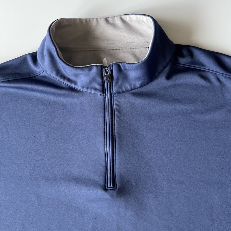 Johnnie O Diaz Performance 1/4 Zip Mens XL Navy Golf Pullover "Savage Vapor"Logo gallery