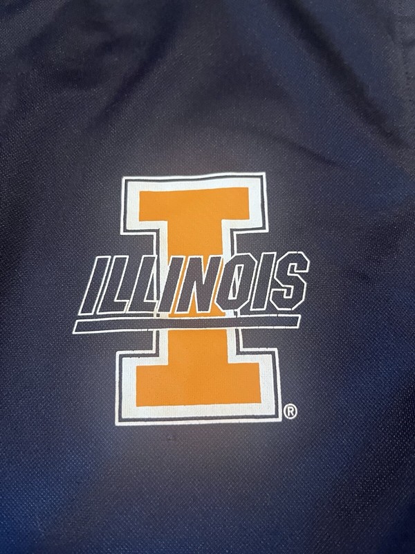 Mens Illinois Fighting Illini Tank Muscle Sleeveless Navy M/L See Measurements gallery
