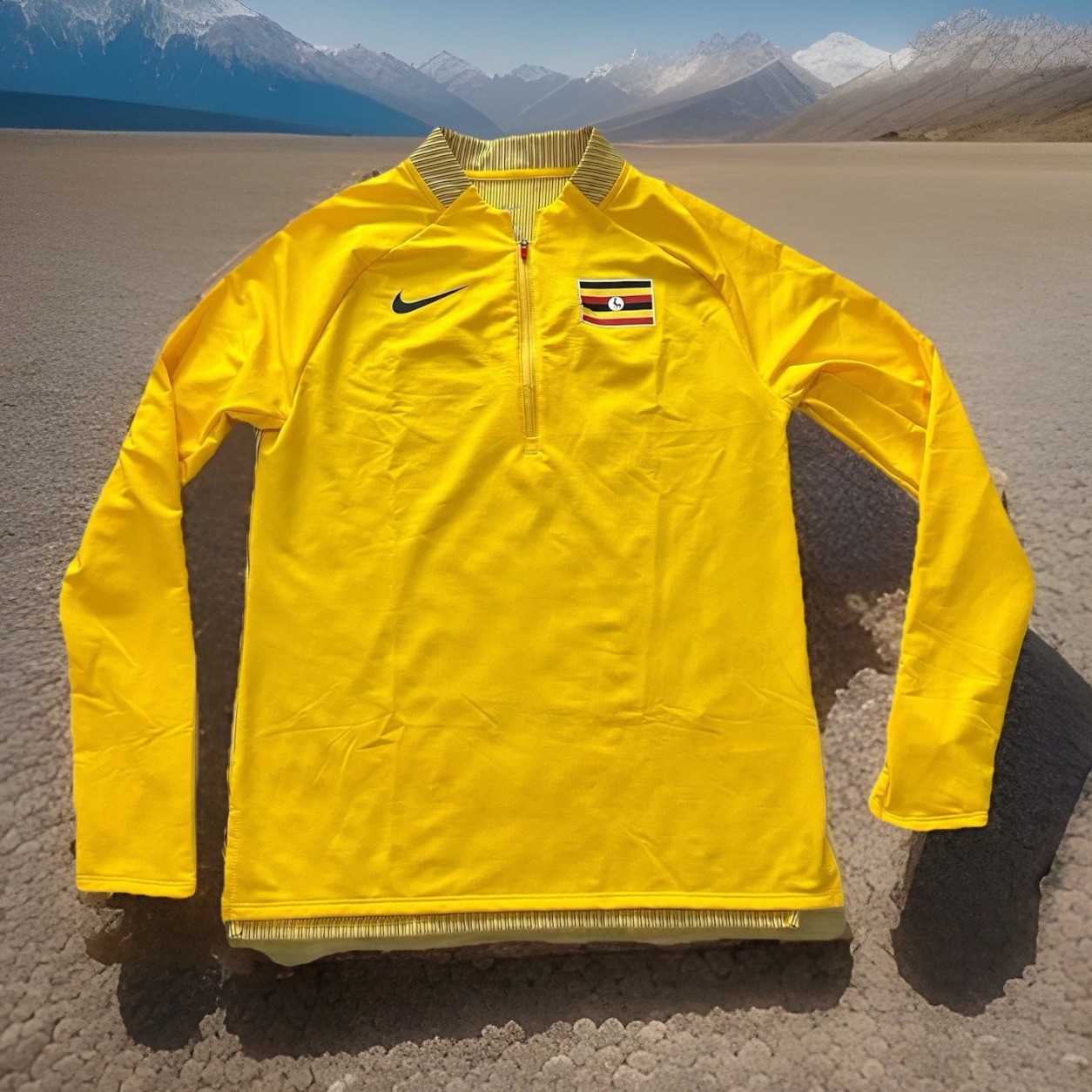Nike Pro Elite Uganda Running 1/2 Zip Jersey CK3549-728 Men Size M NWOT gallery
