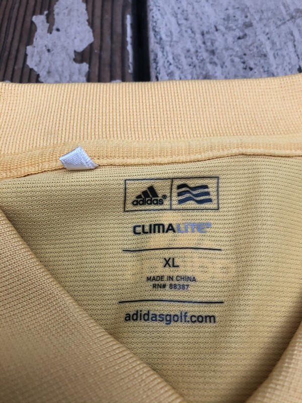 PGA TOUR GOLF • Men’s ADIDAS ClimaLite Polo Golf Shirt size XL • X-LARGE gallery