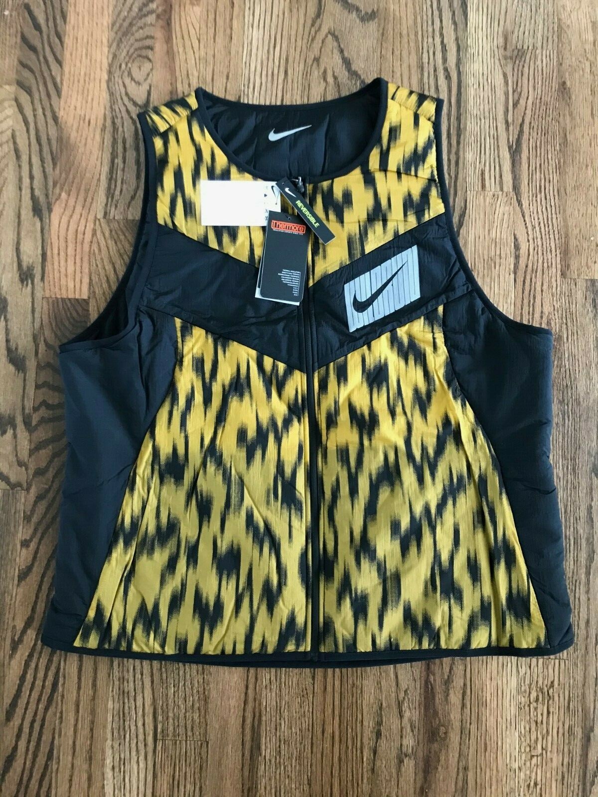 63 New Nike Aerolayer Wild Run Repel Reversible Vest Running Mens S M XL CU6058 gallery