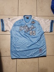 90’s FUBU City Series Collection Dirty South 05 Jersey Blue Size XXL Vintage