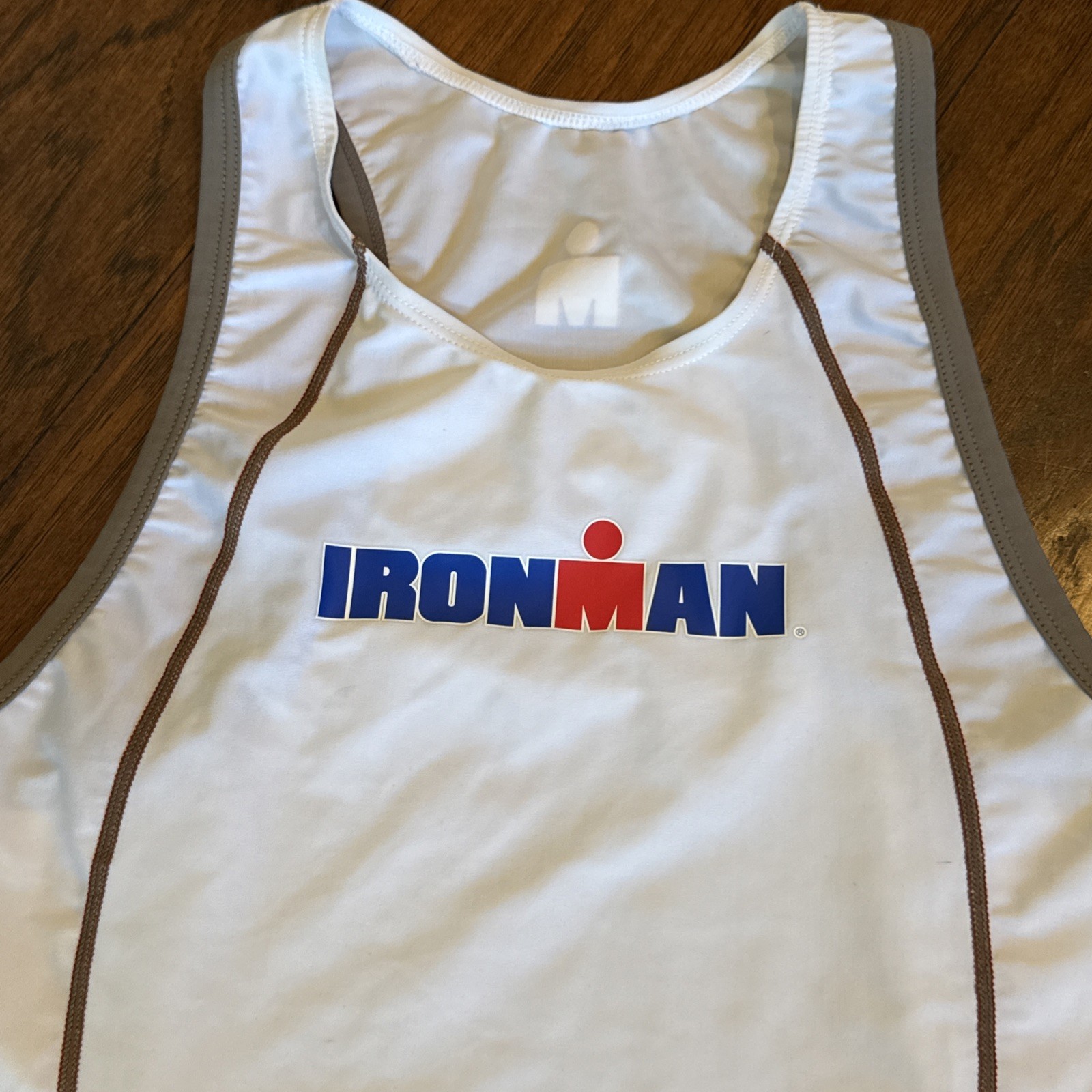 TYR Ironman Multisport Men's Tank, White (Small) gallery