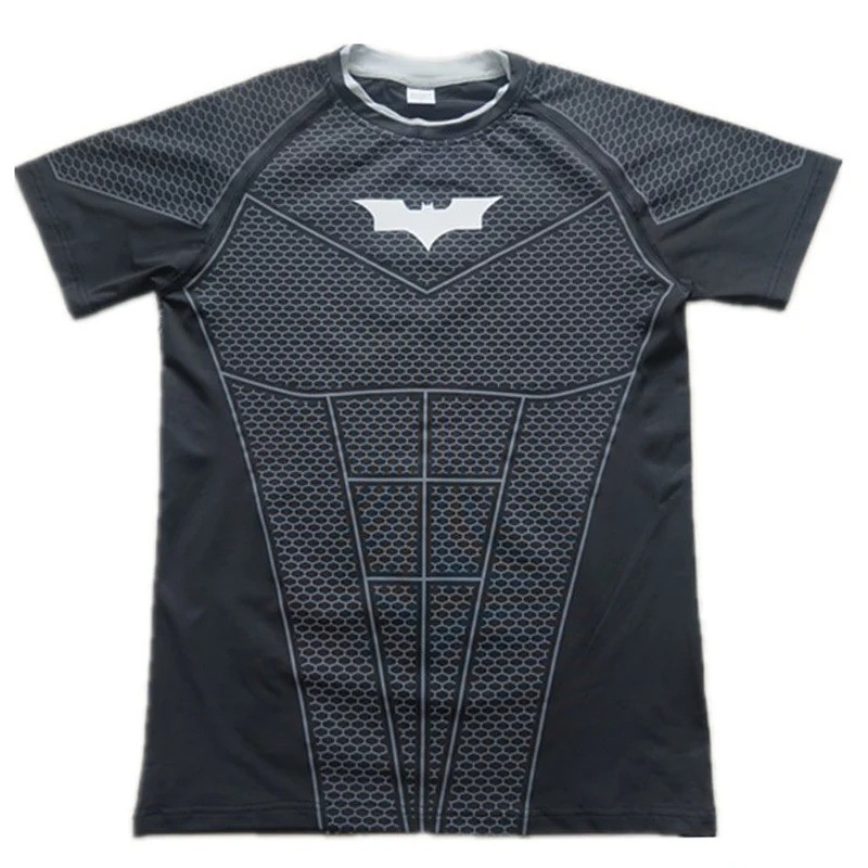 New Men's Compression Quick Dry Athletic Gym Workout Fitness T Shirt gallery