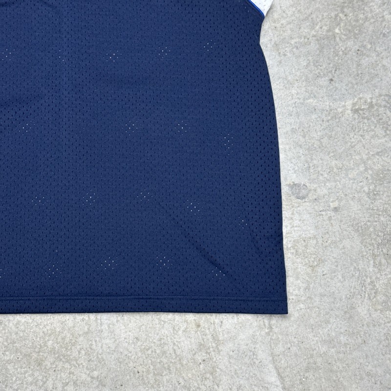 AND1 Streetball Basketball Jersey XL Navy Mesh Y2K Vintage 2000s V-Neck gallery