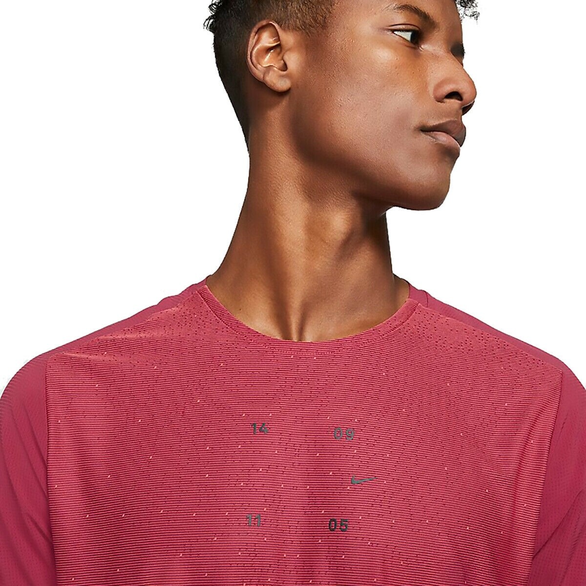 Nike Men's - TECH PACK TOP HYBRID RUNNING SHIRT - Sz M- Red CJ5731 631 gallery