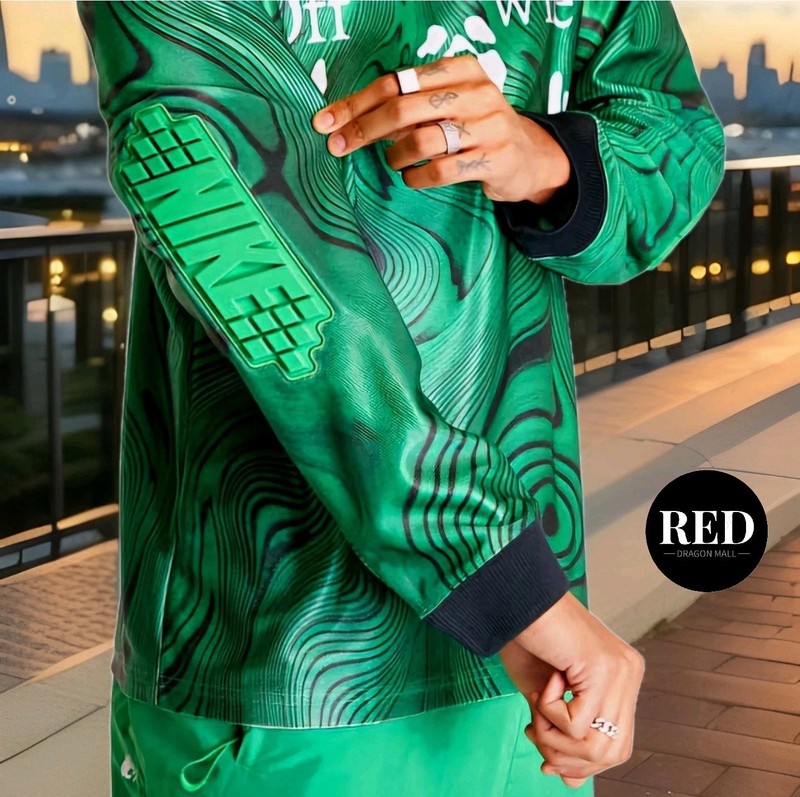 Nike x Off-White Allover Print Jersey Kelly Green FQ0998 389 - Men's Size M gallery