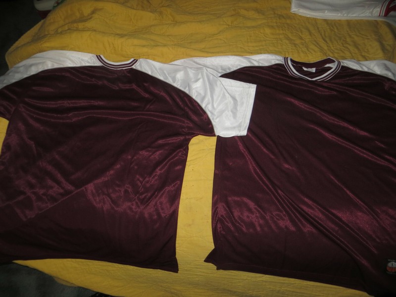 Men's XXL Anaconda Sports Shirt, Burgundy & White (one) gallery