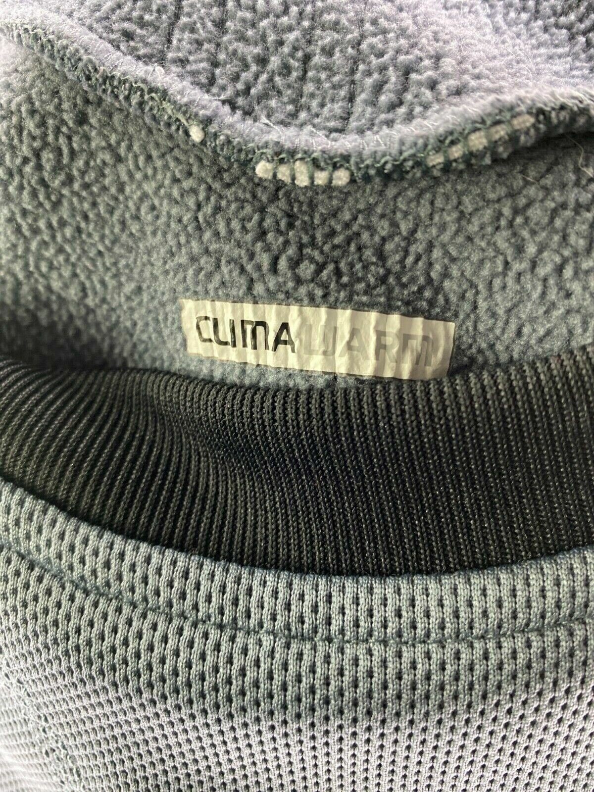 Adidas Men’s Size Small Climawarm Logo Gray Black Long Sleeve Sweater gallery