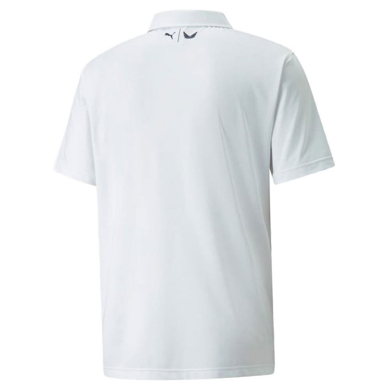 🔥PUMA VOLITION PAISLEY STRIPE POLO 533026 01 BRIGHT WHITE/SKI SIZE 3XL NWT $75 gallery