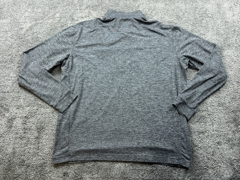 Columbia Golf Pullover Mens Large Gray 1/4 Zip Long Sleeve Star Logo Shirt gallery