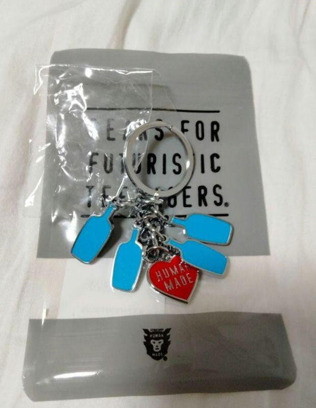 Human Made Blue Bottle Coffee Key Chain Ring Nigo Used gallery