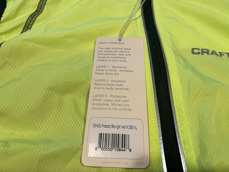 CRAFT Protector Light Wind Vest - size Womens Large gallery