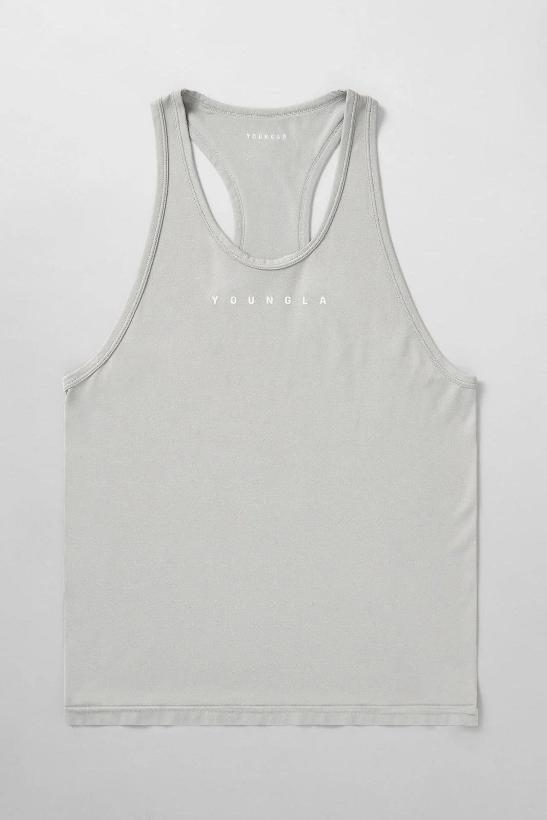 YoungLA Flex Fit Stringer Compression Tank Off White Size Small gallery