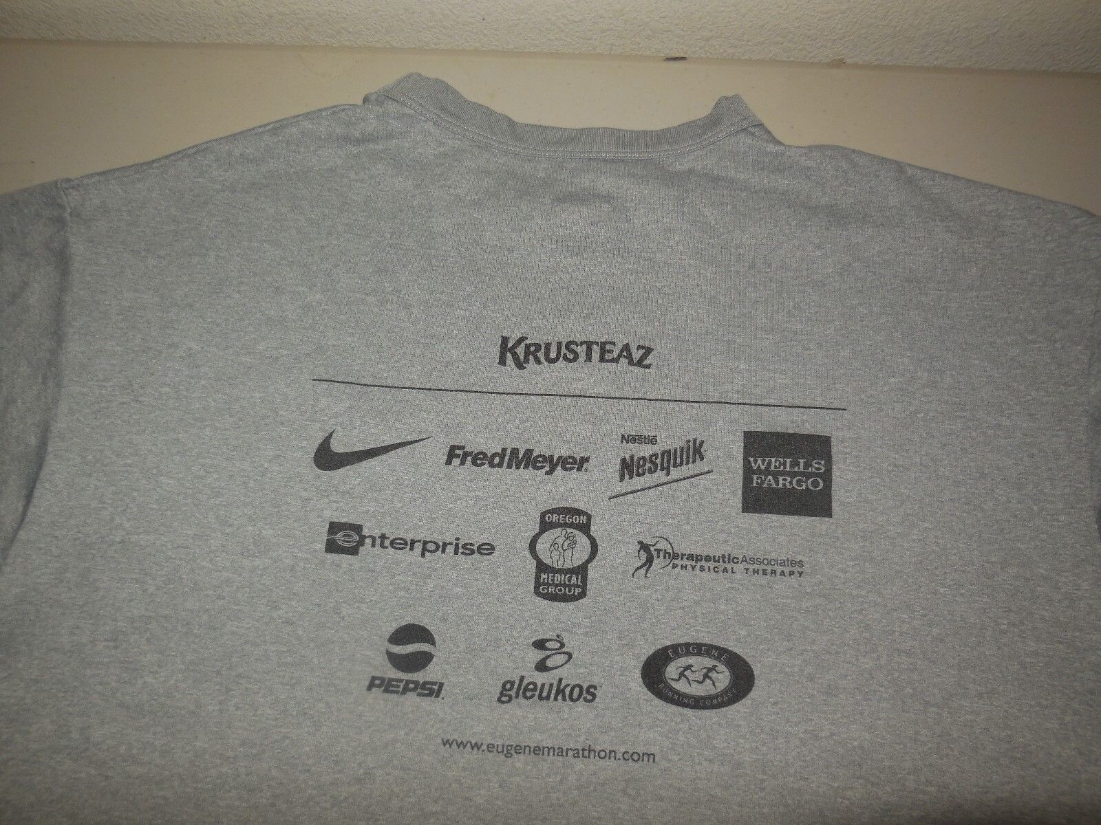 Nike Eugene Marathon 2008 T Shirt Running Steve Prefontaine Pre Lives Mens M gallery
