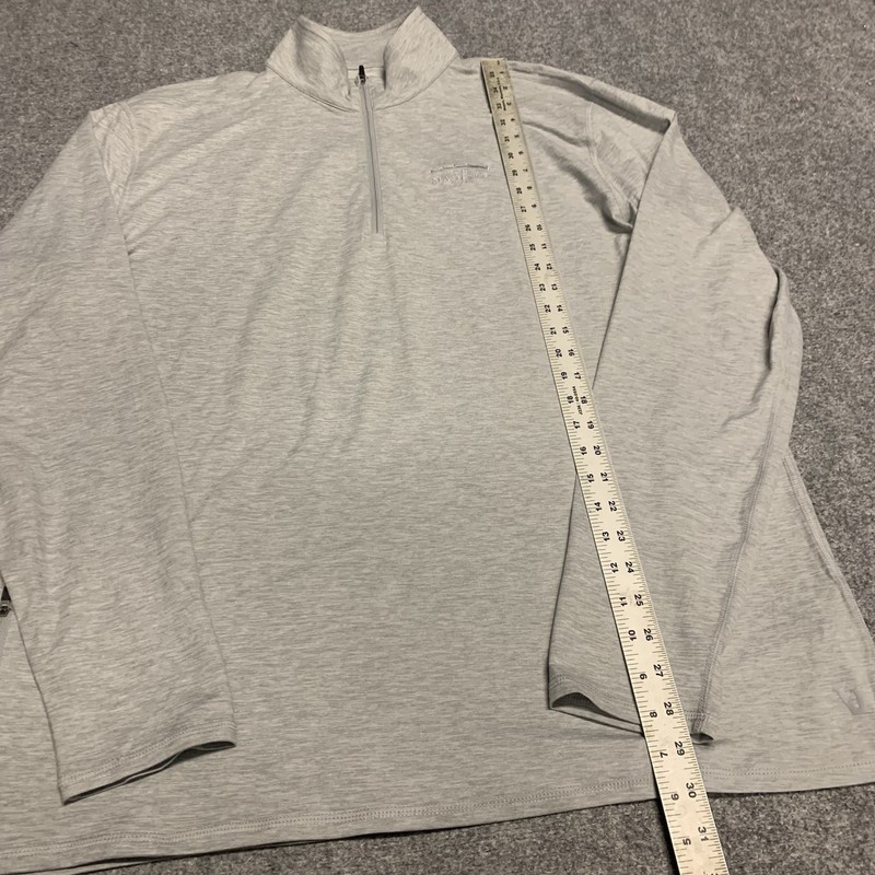 Vuori Ease Performance 1/2 Half Zip Mens 2XL Pullover Long Sleeve Gray V221 gallery