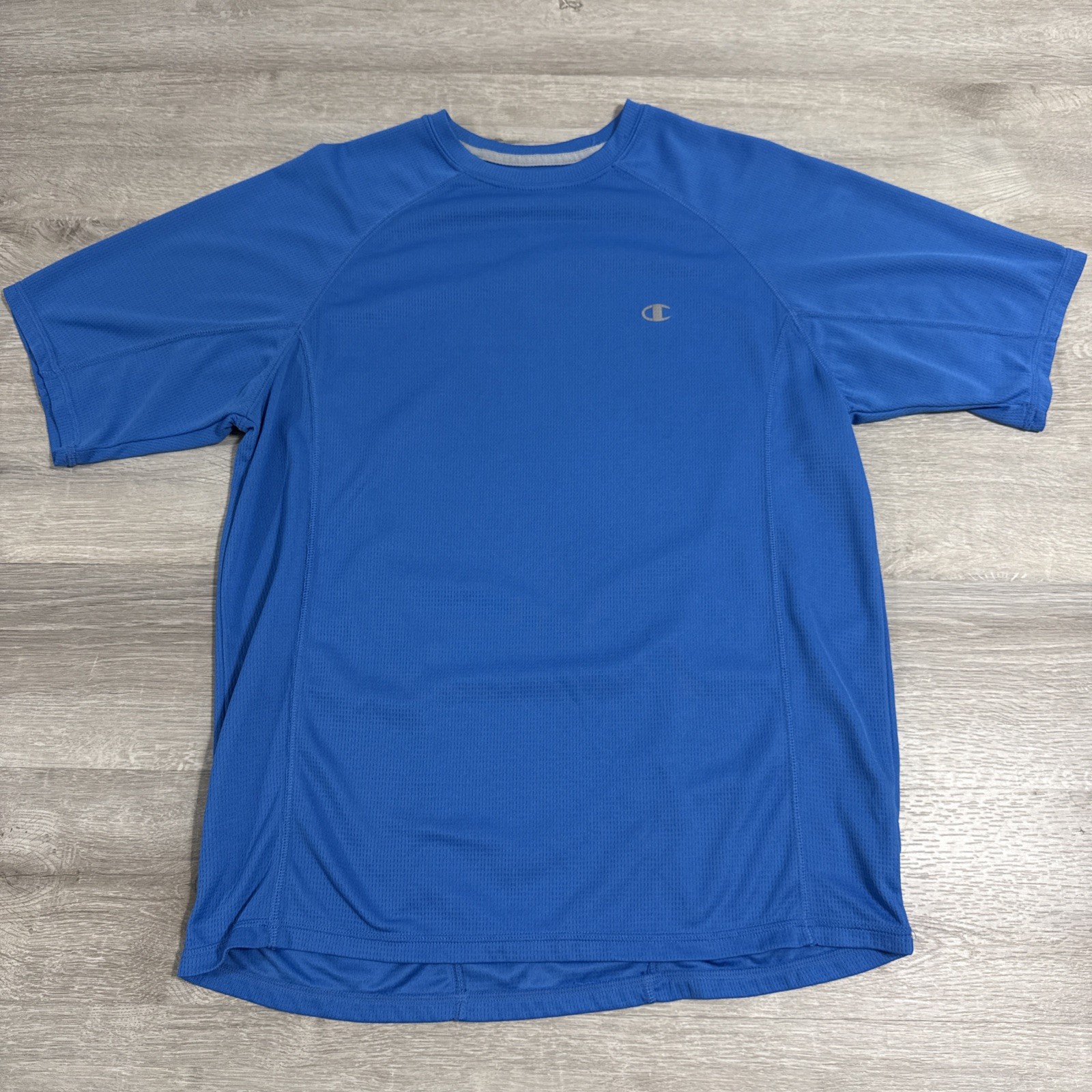 Champion Shirt Double Dry Athletic Performance Men's Blue Medium Polyester gallery