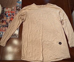 Khaki Long Sleeved Athletic Casual Thin Shirt (((SEND ANY OFFER YOU WANT‼️))
