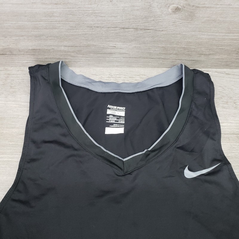 Nike Pro Combat Hyperstrong Padded Compression Shirt Vest Black Mens XXL gallery