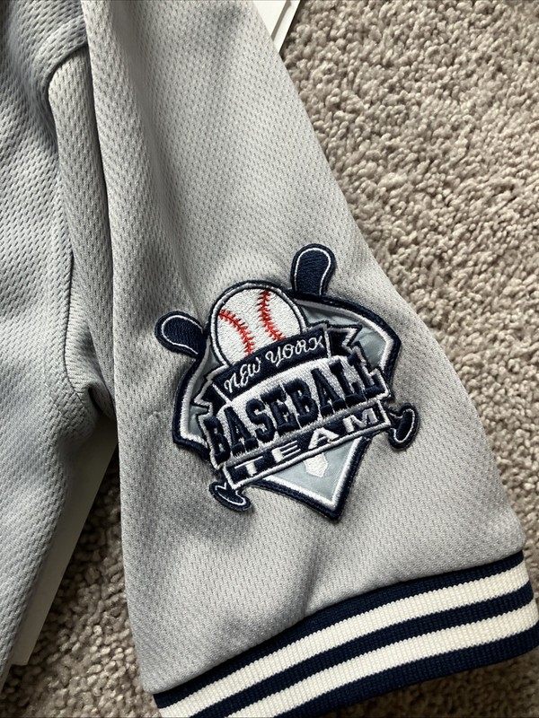 DELF New York #2 Dark Blue/Lite Blue Accents Baseball Style Jersey Shirt 3X gallery