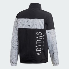 Adidas PLANETOID WIND TRACK TOP Space Graphic sweat shirt Jacket firebird Sz Lrg