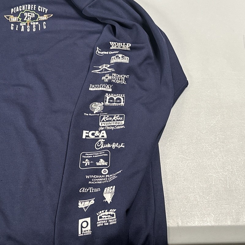 peachtree classic 25th anniversary long sleeve athletic shirt made in USA XL gallery