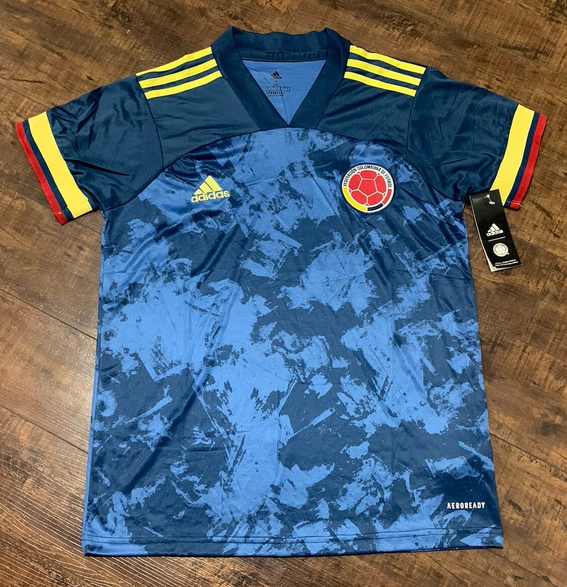 Adidas Authentic Heat.Rdy 2020 Columbia National Team Jersey NWT Size Small gallery