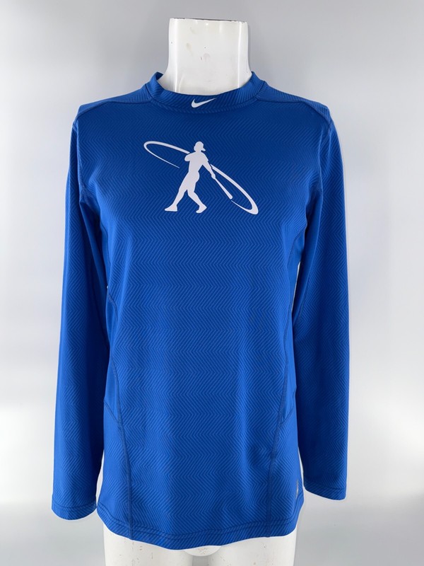 Nike Swingman Pro Combat Shirt Men M Blue Polyester Spandex YGI F5-21 gallery