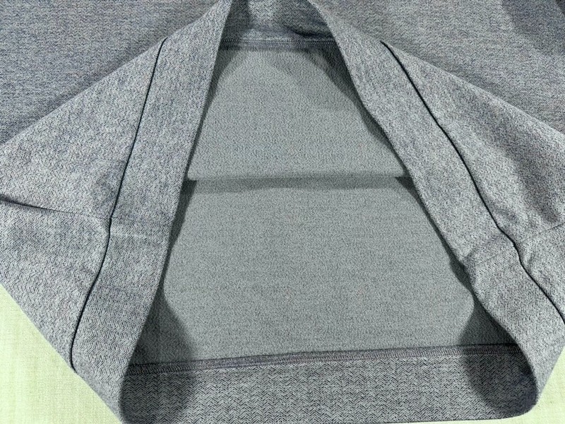Roundtree&Yorke Performanace Golf Men's Shirt 1/4 Button Long Sleeve Gray #3636 gallery