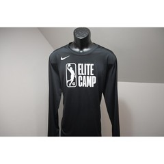 Nike Long Sleeve Shirt Mens XL Tall Black NBA League Elite Camp Excellent