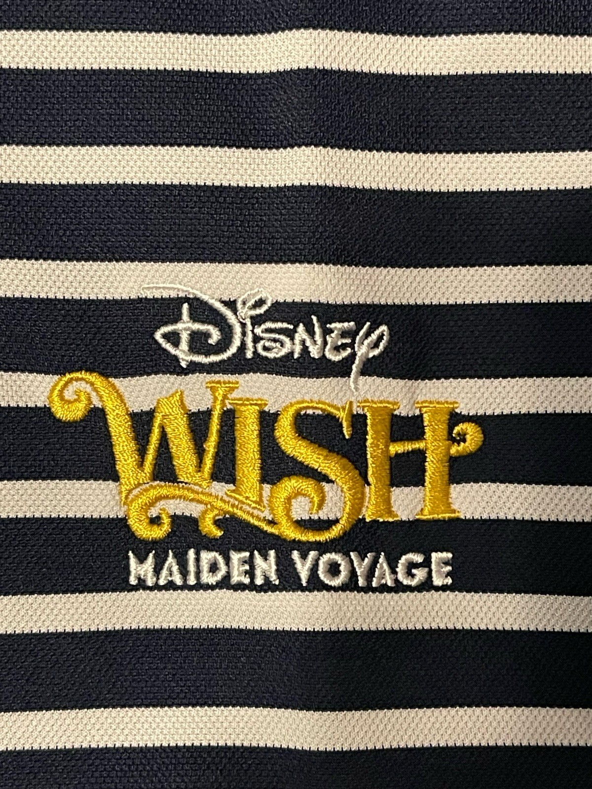 DISNEY CRUISE LINE DCL NIKE WISH MAIDEN INAUGURAL DRI-FIT VICTORY POLO LARGE NEW gallery