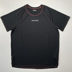House iD Athletic Workout Shirt Mens XL Dark Gray High-Performance Crew Tee Gym