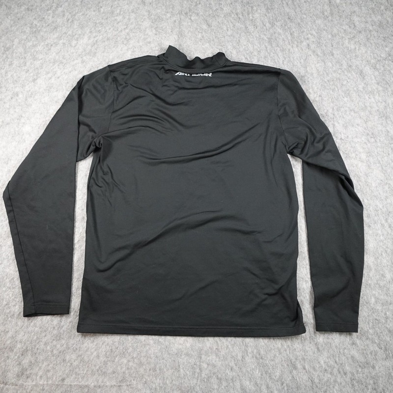 Under Armour Shirt Mens Large Black ColdGear Infrared Mock Neck Base Layer gallery