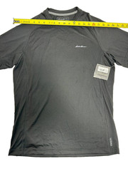 NWT Eddie Bauer Resolution FreeDry Men’s Medium Black Athletic T-Shirt
